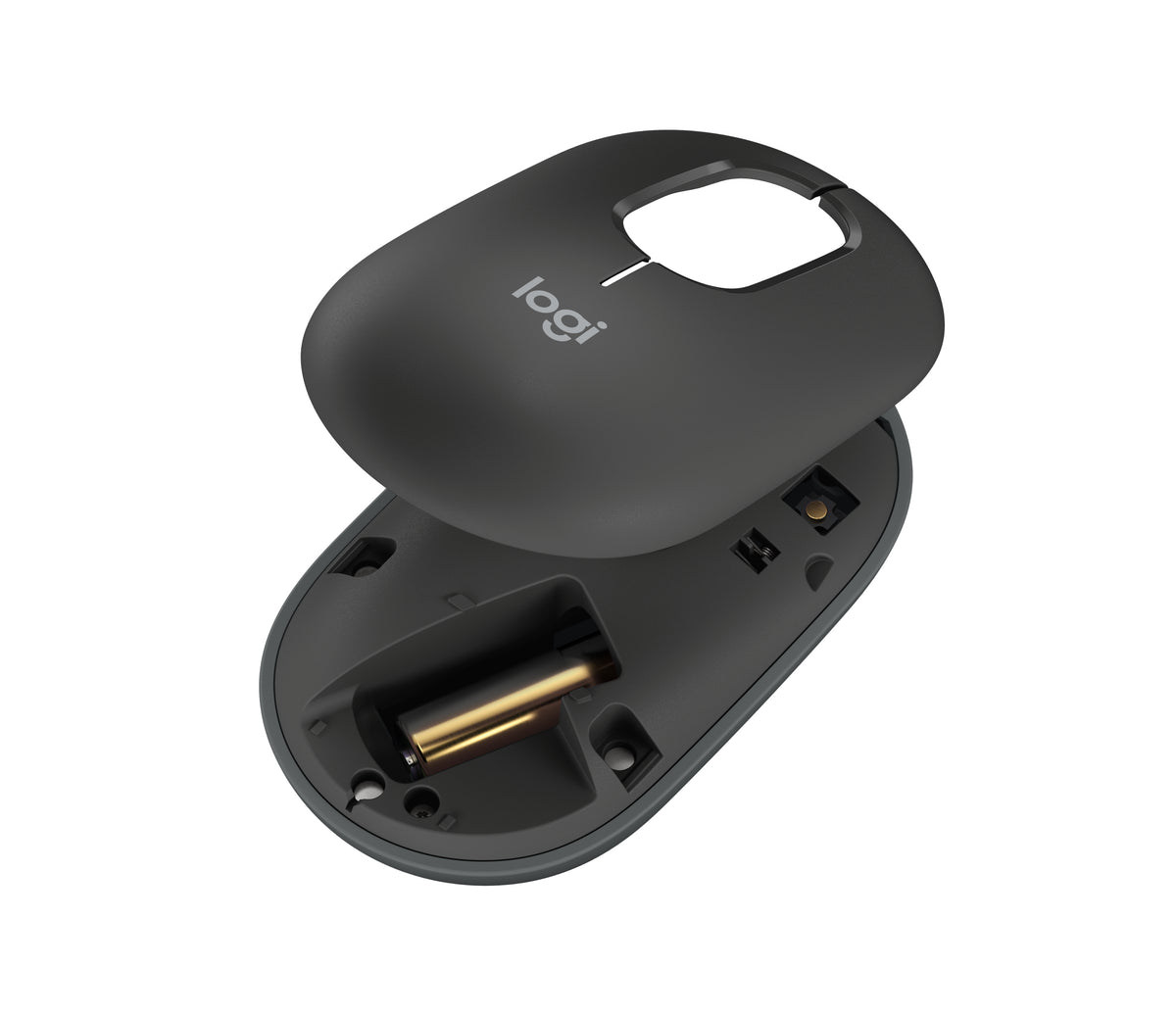 Logitech POP Mus med emoji knap Sort