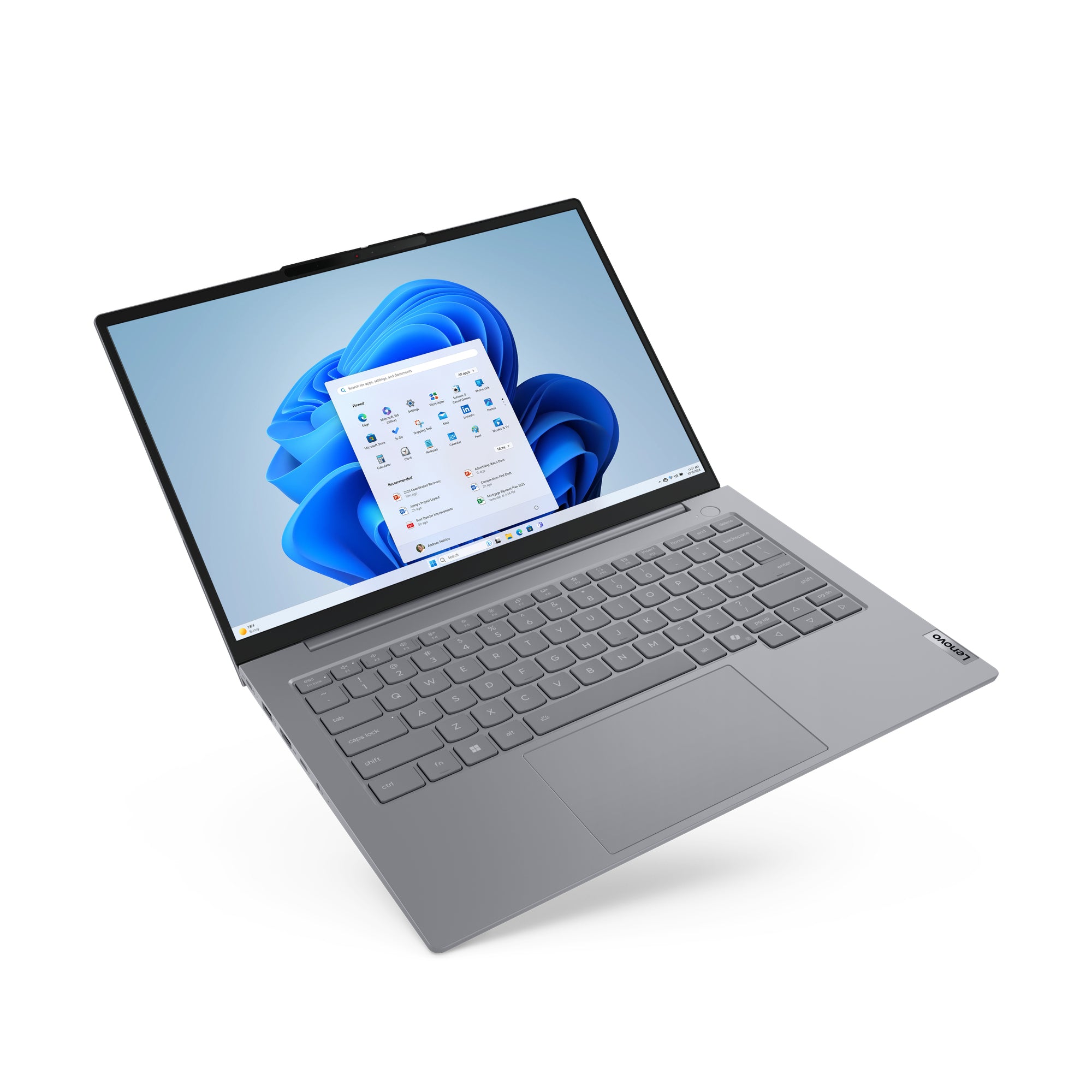 Lenovo ThinkBook 14 G8 IAL Intel Core Ultra 5 225U Ordinateur portable 35,6 cm (14") WUXGA 32 Go DDR5-SDRAM 512 Go SSD Wi-Fi 6E (802.11ax) Windows 11 Pro Allemand Gris