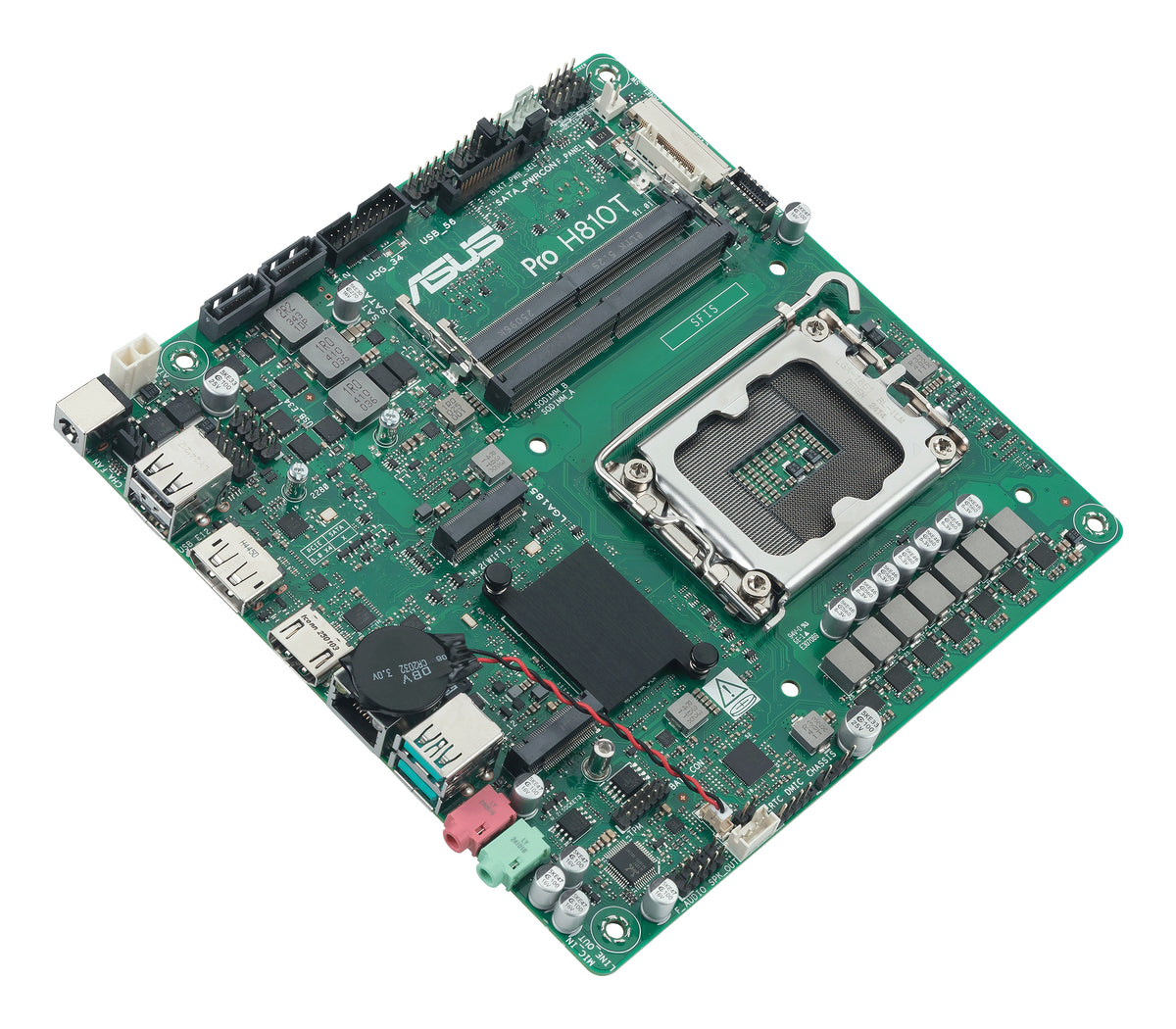 ASUS Pro H810T-CSM Carte Mère Intel H810 LGA 1851 Thin Mini ITX