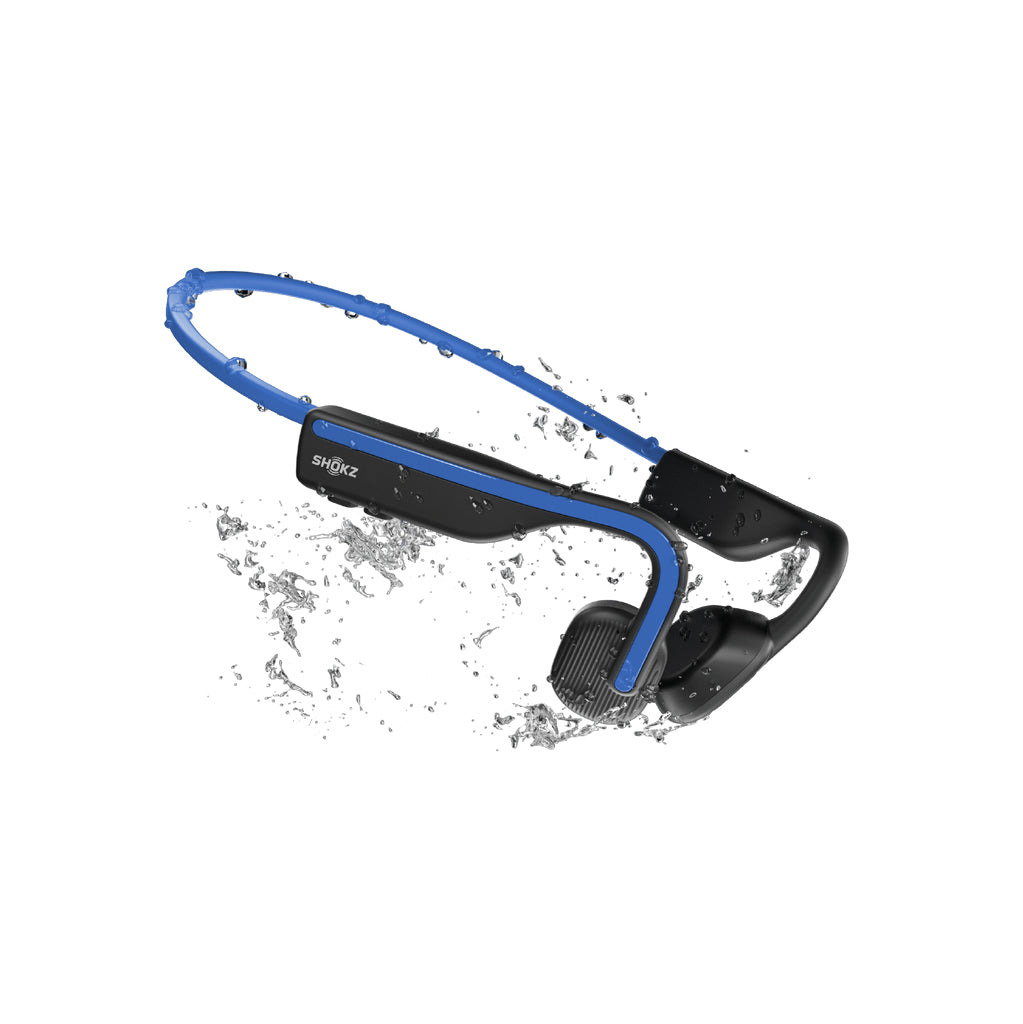 SHOKZ OpenMove Casque Sans Fil Bluetooth avec Crochets Auriculaires, Bleu