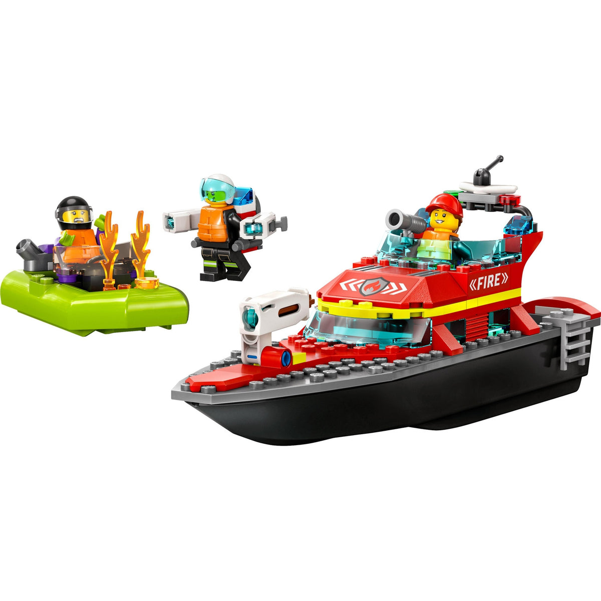 LEGO City Le Bateau de Sauvetage des Pompiers 60373