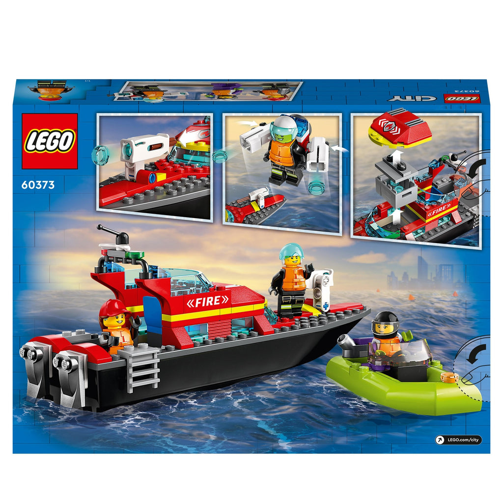 LEGO City Le Bateau de Sauvetage des Pompiers 60373