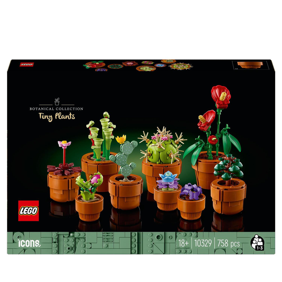LEGO Icons Les Plantes Miniatures 10329