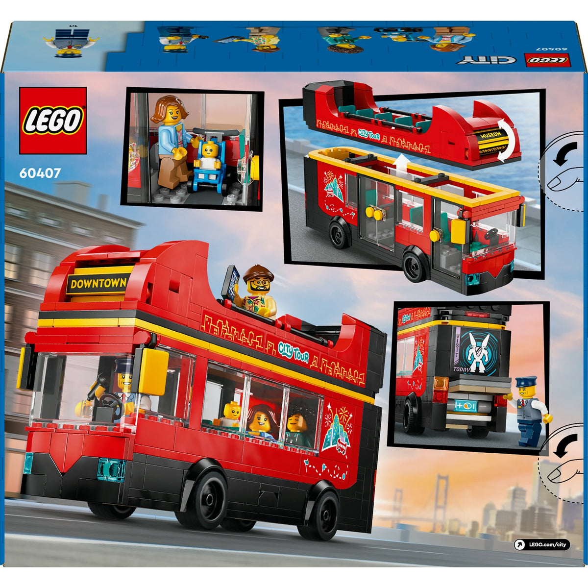 LEGO City Le bus rouge à deux étages 60407