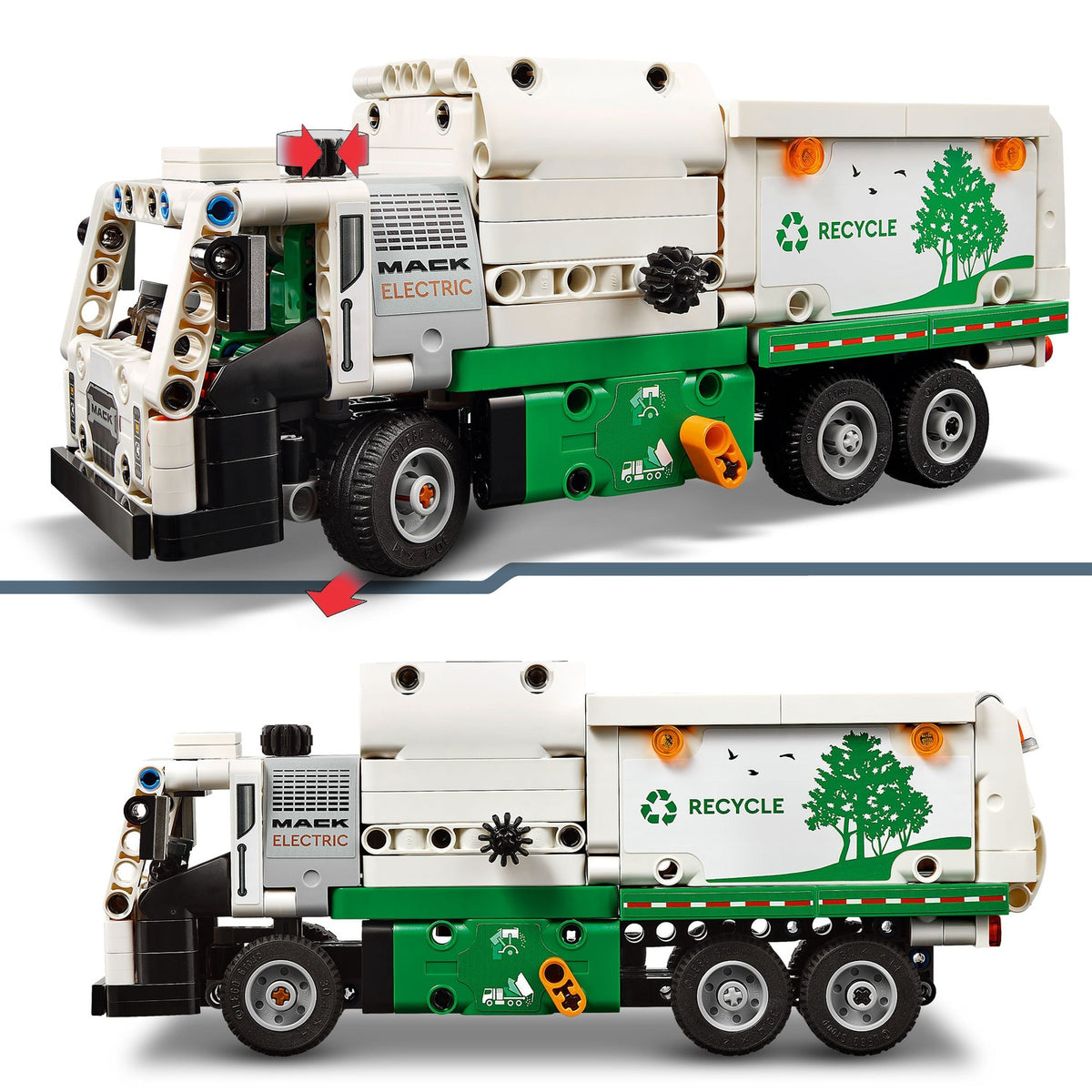 LEGO Technic Mack LR Electric Camion Poubelle 42167