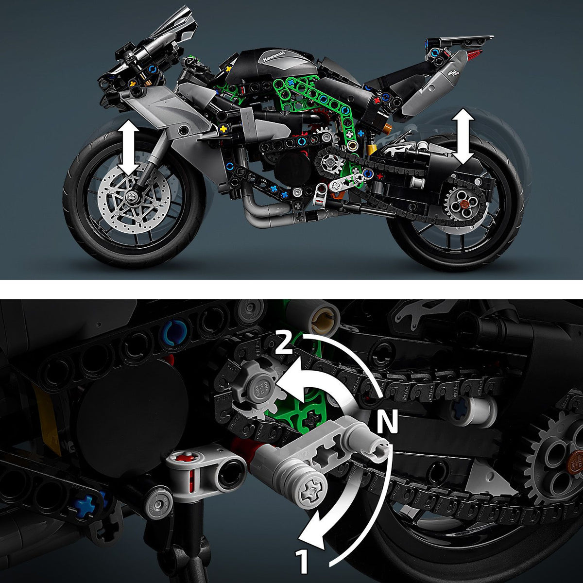 LEGO Technic La Moto Kawasaki Ninja H2R 42170