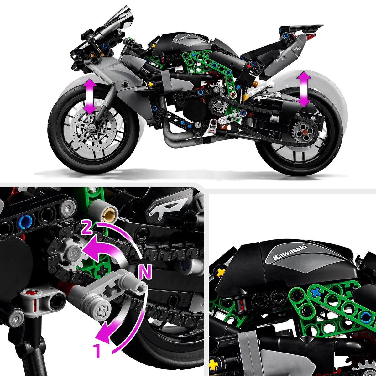 LEGO Technic La Moto Kawasaki Ninja H2R 42170