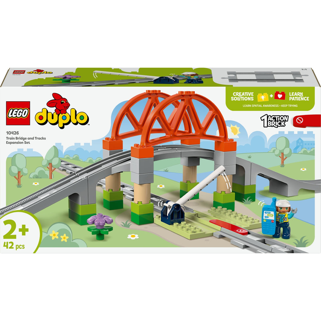 LEGO Duplo Set d'Extension: les Rails et le Pont du Train 10426