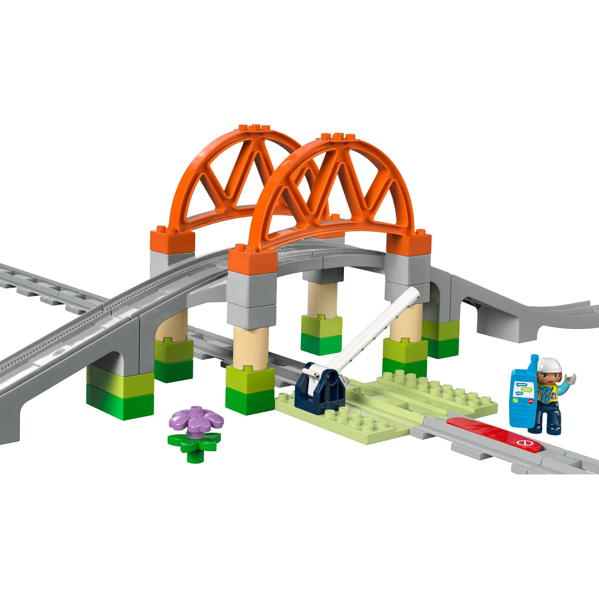 LEGO Duplo Set d'Extension: les Rails et le Pont du Train 10426