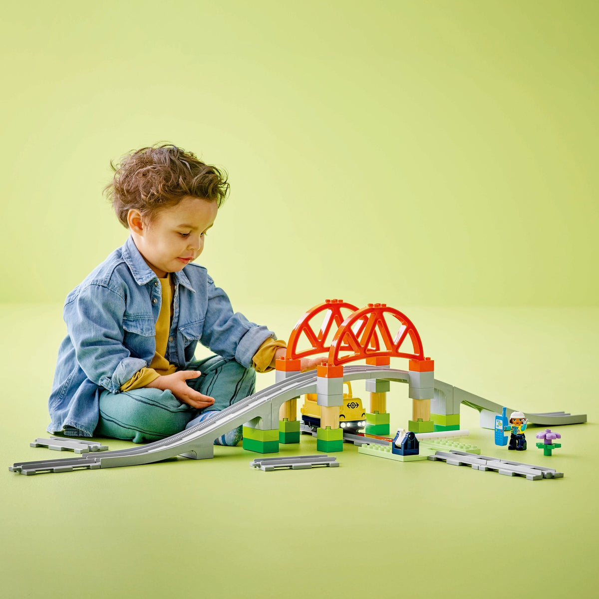 LEGO Duplo Set d'Extension: les Rails et le Pont du Train 10426