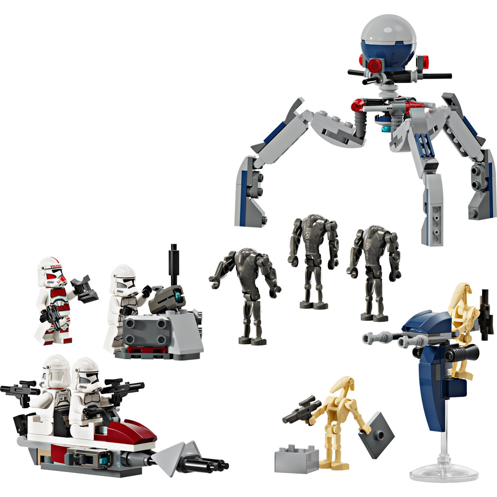 LEGO Star Wars Pack de Combat des Clone Troopers et Droïdes de Combat 75372