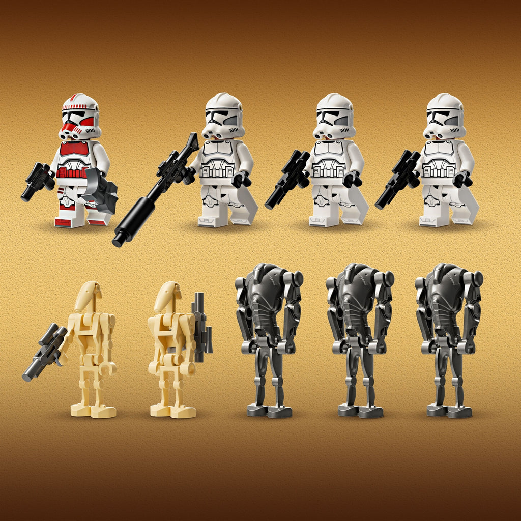 LEGO Star Wars Pack de Combat des Clone Troopers et Droïdes de Combat 75372