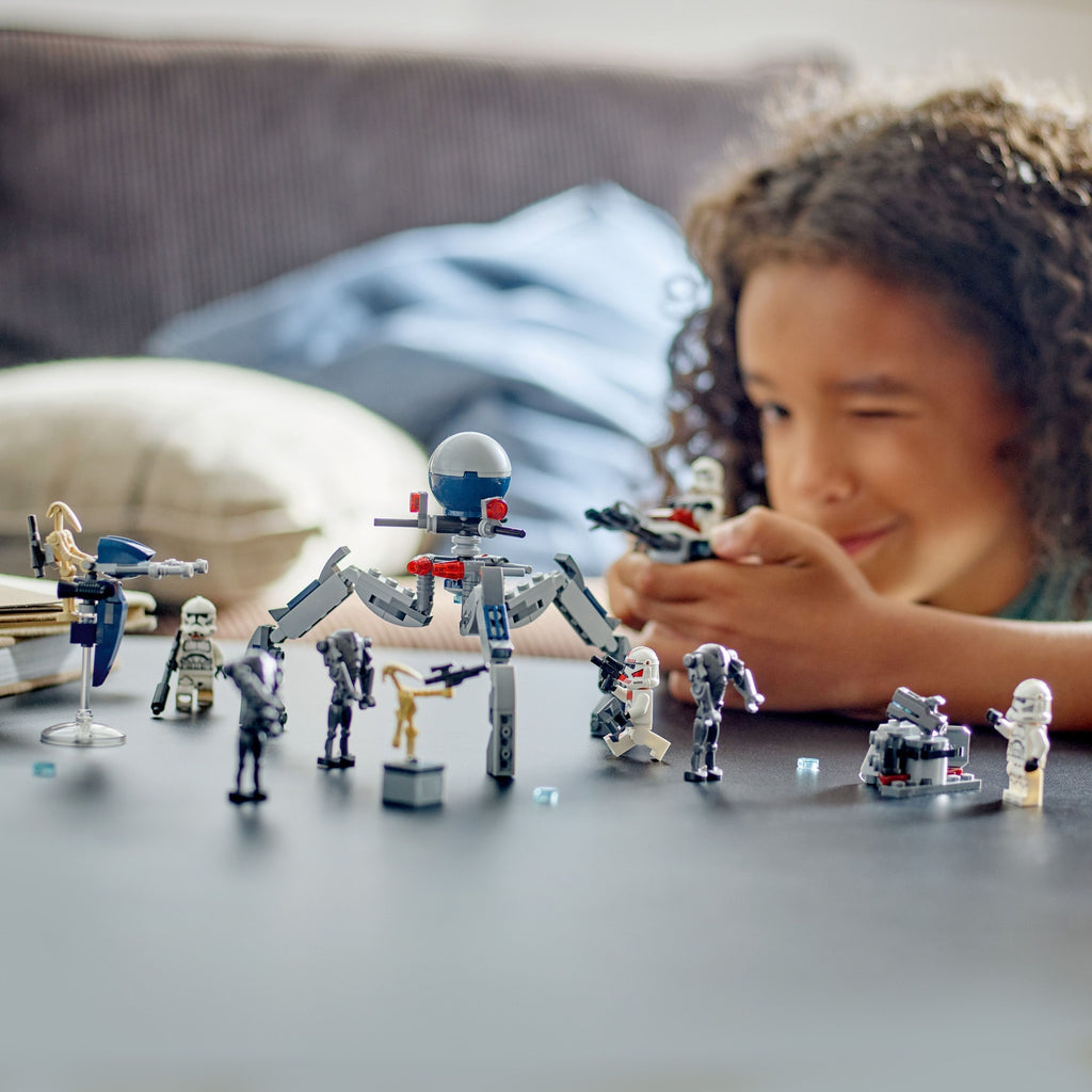 LEGO Star Wars Pack de Combat des Clone Troopers et Droïdes de Combat 75372