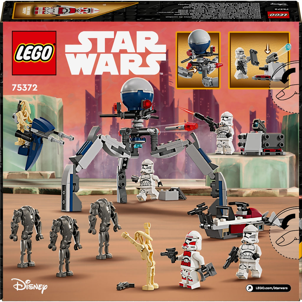 LEGO Star Wars Pack de Combat des Clone Troopers et Droïdes de Combat 75372