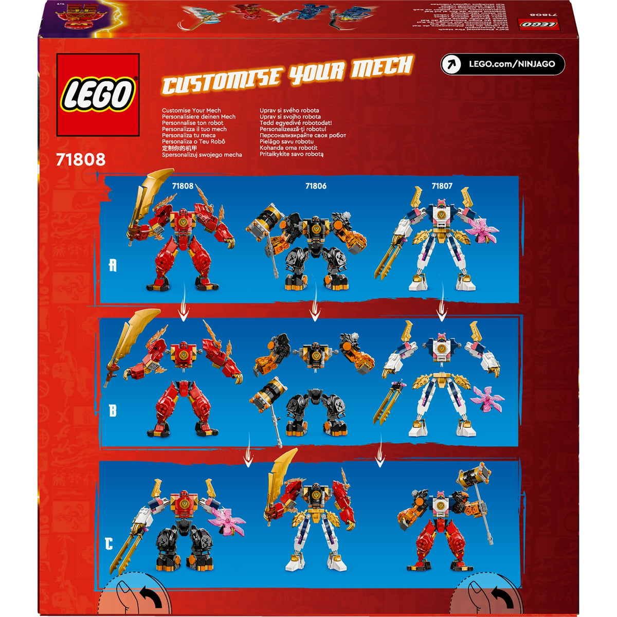 LEGO Ninjago Le Robot Élémentaire du Feu de Kai 71808