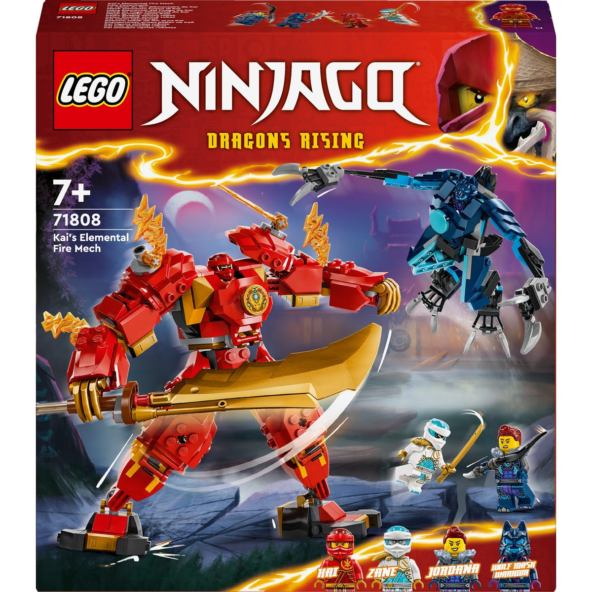 LEGO Ninjago Le Robot Élémentaire du Feu de Kai 71808