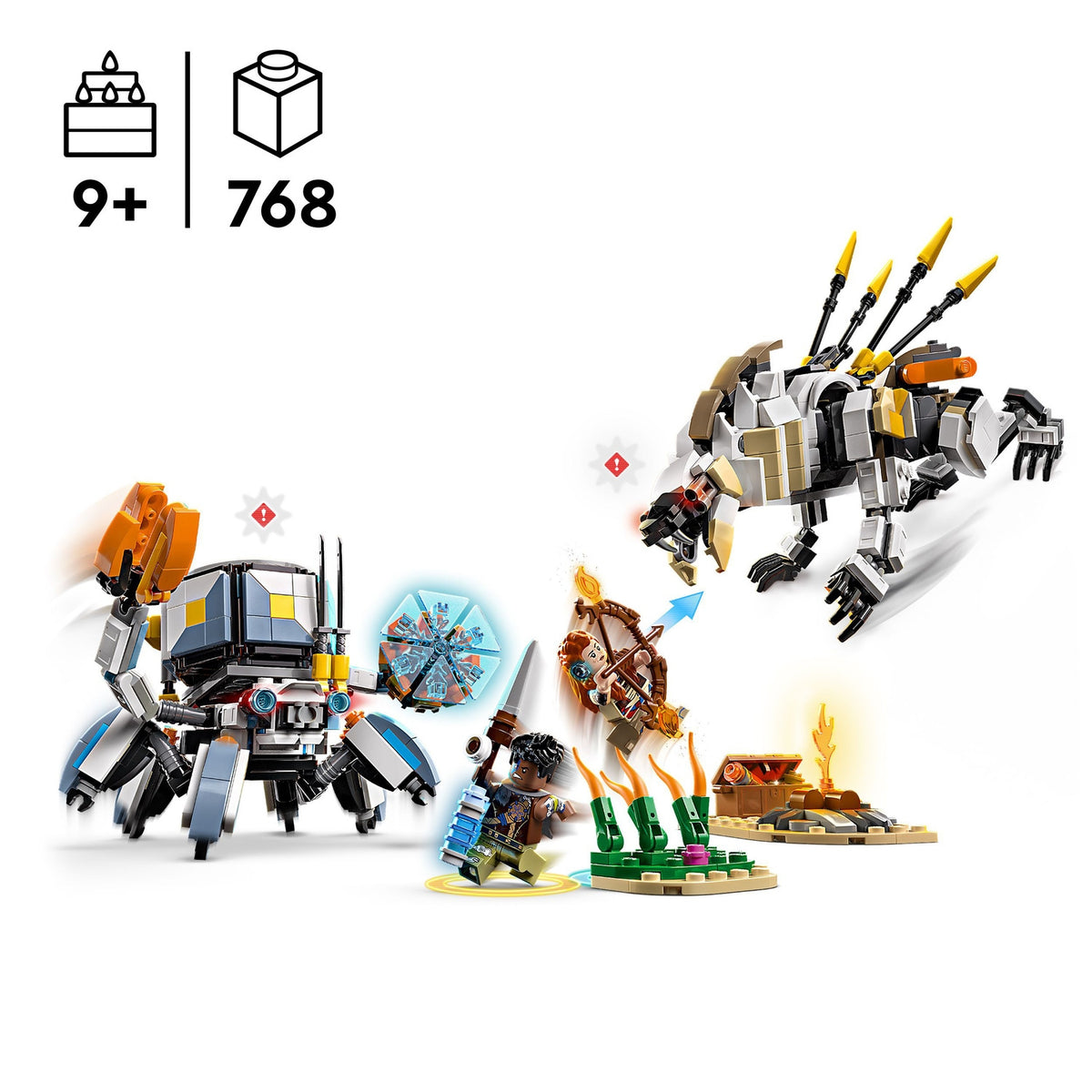 LEGO Horizon Aloy et Varl contre Testudien et Dents de scie 77037