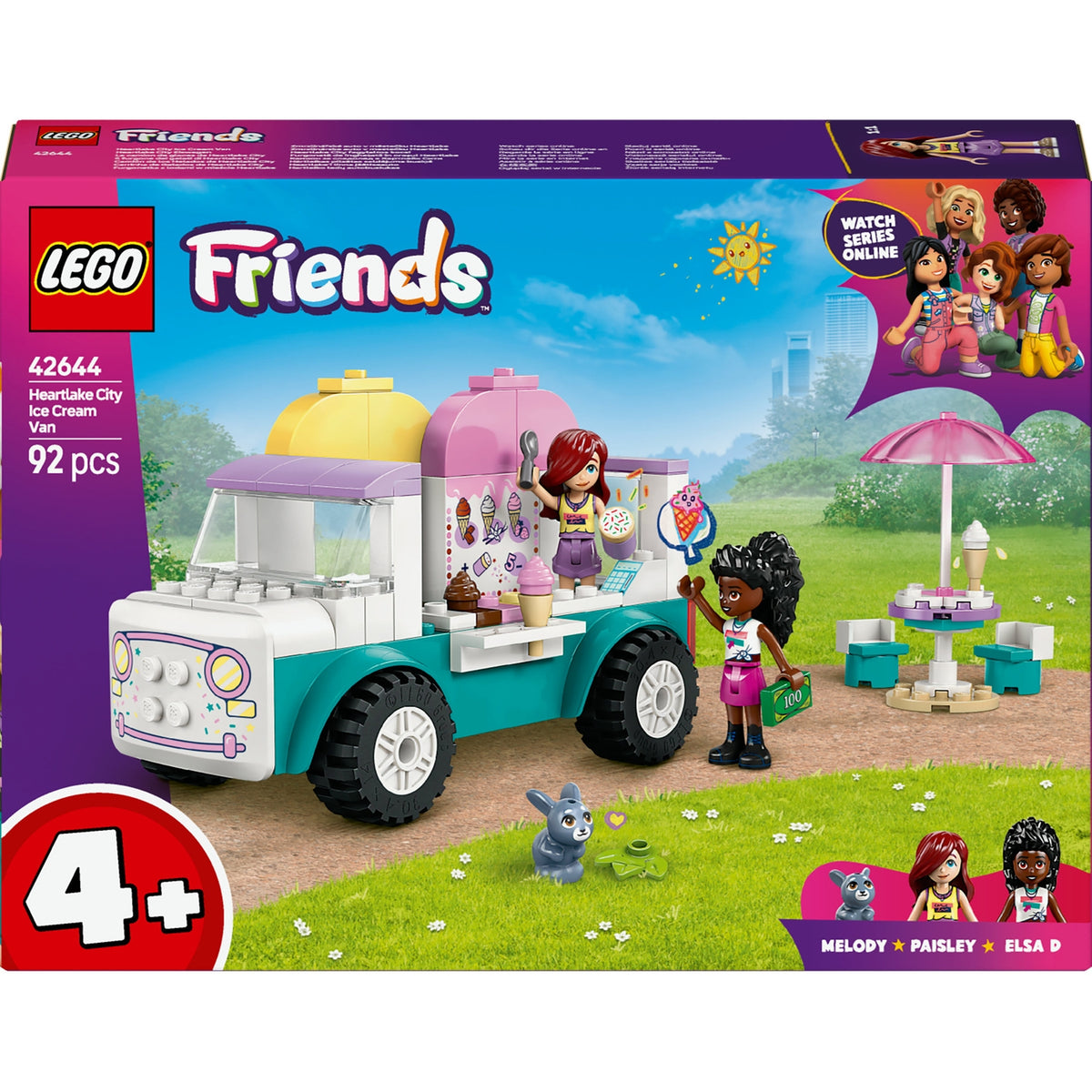 LEGO Friends Le Camion de Glace de Heartlake City 42644