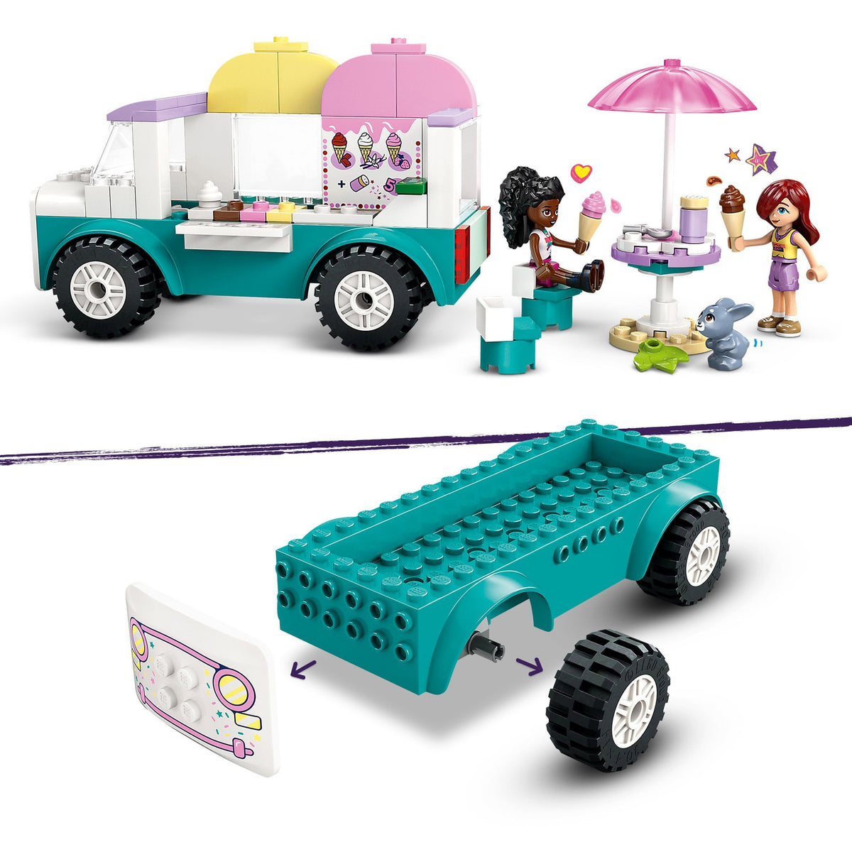 LEGO Friends Le Camion de Glace de Heartlake City 42644