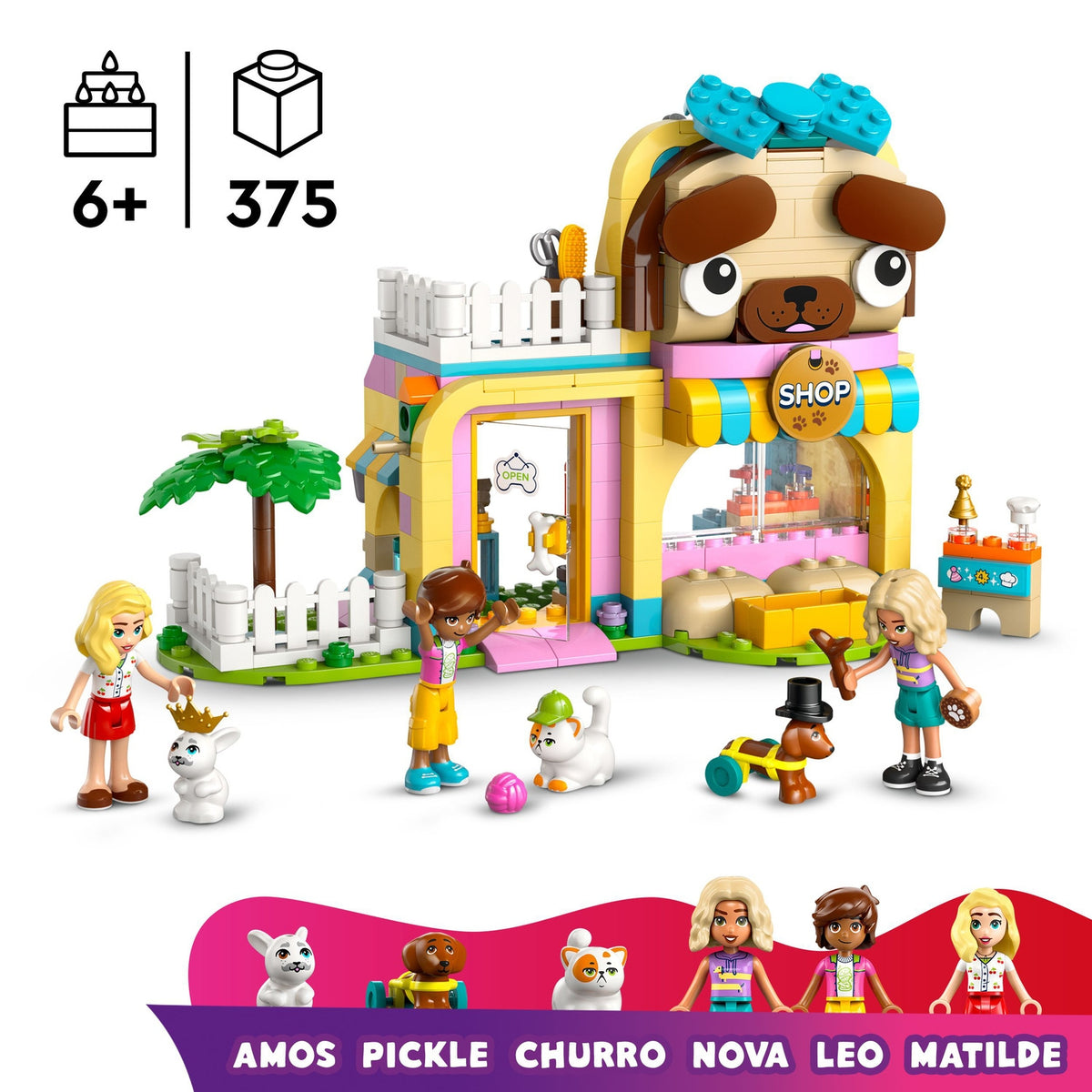 LEGO Friends La Boutique d'accessoires pour les Animeaux de Compagnie 42650