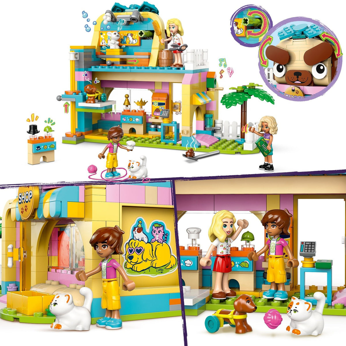 LEGO Friends La Boutique d'accessoires pour les Animeaux de Compagnie 42650