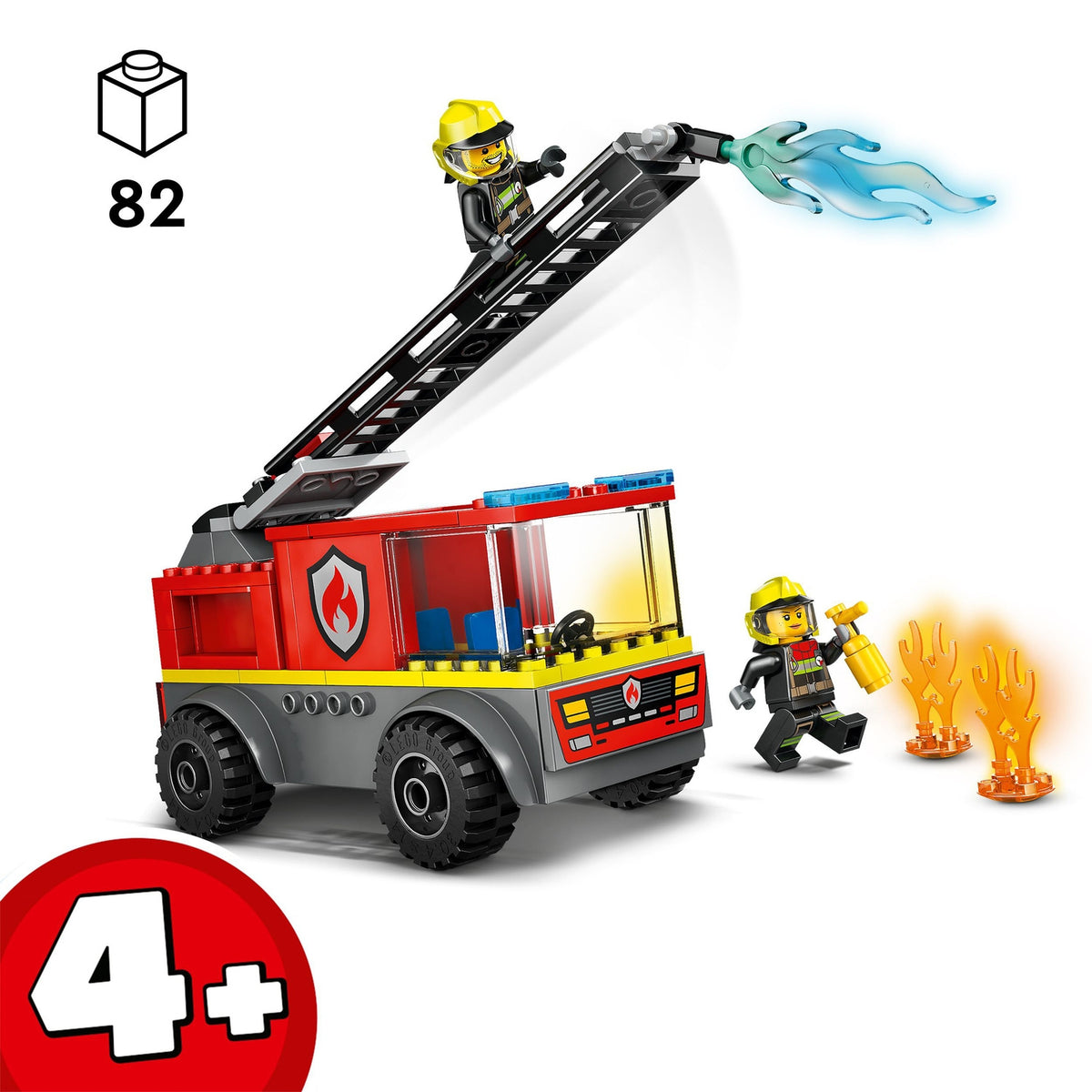 LEGO City Camion de Pompier avec Echelle 60463