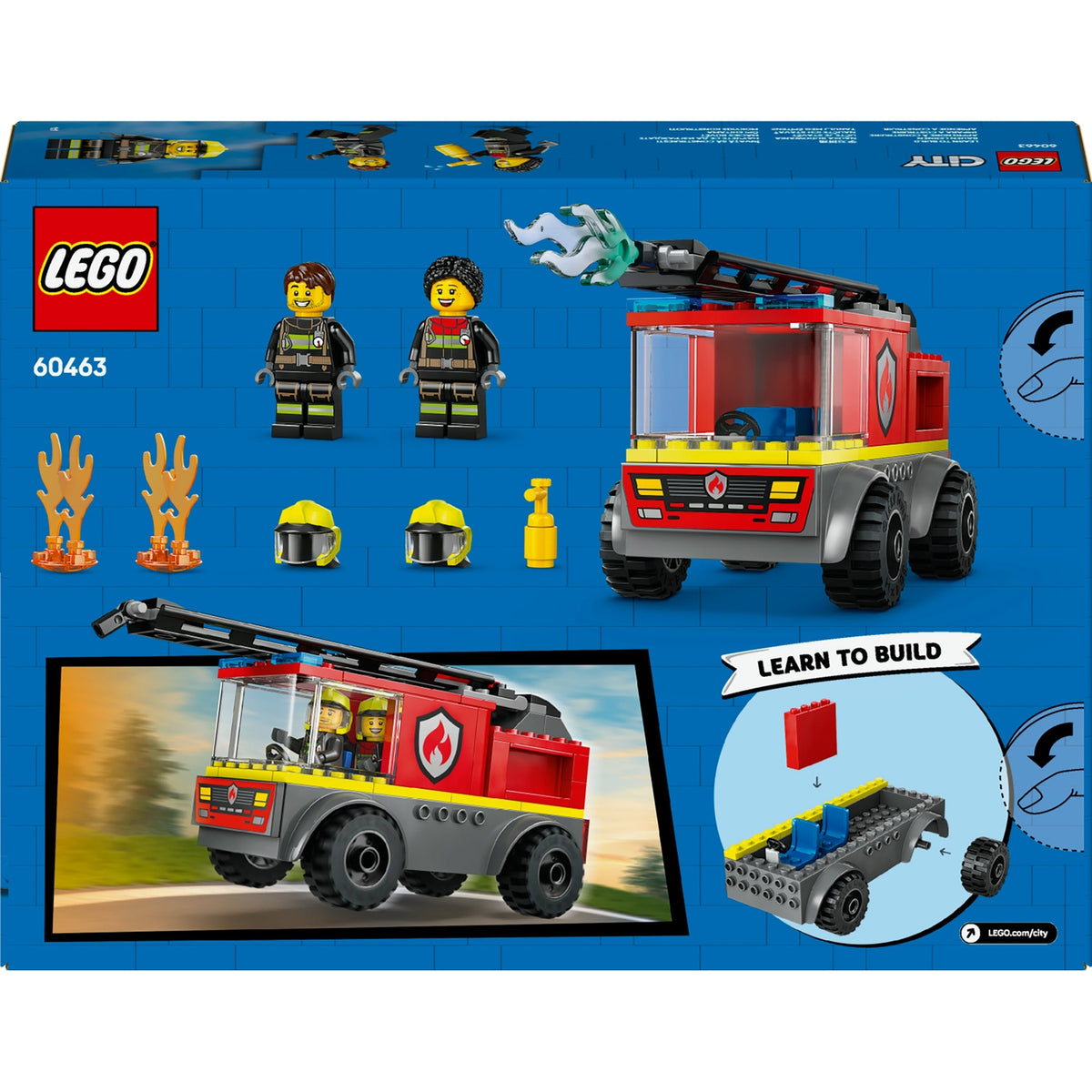 LEGO City Camion de Pompier avec Echelle 60463