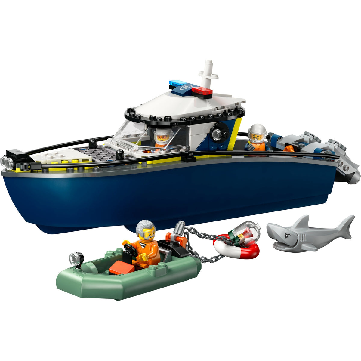 LEGO City La course-Poursuite en Bateau de Police 60456