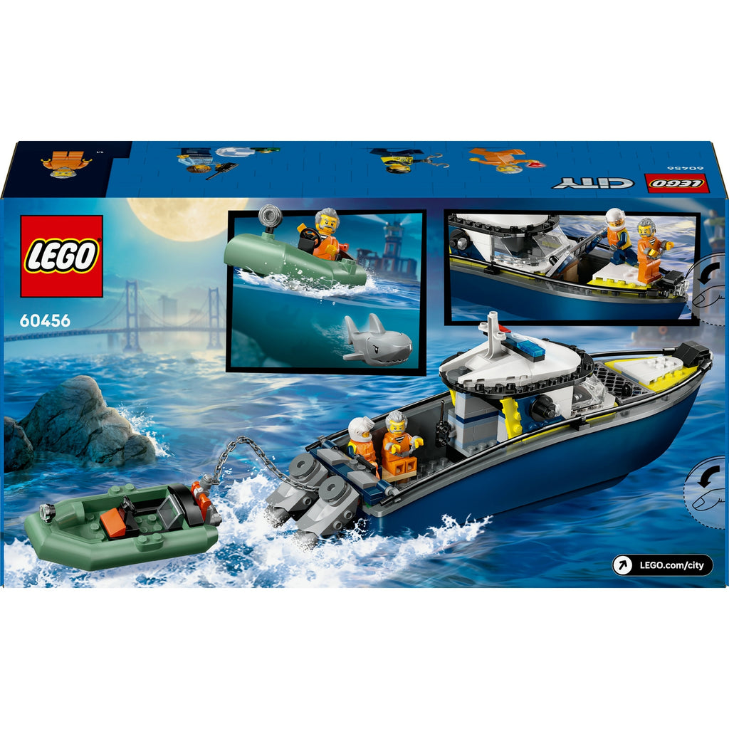 LEGO City La course-Poursuite en Bateau de Police 60456