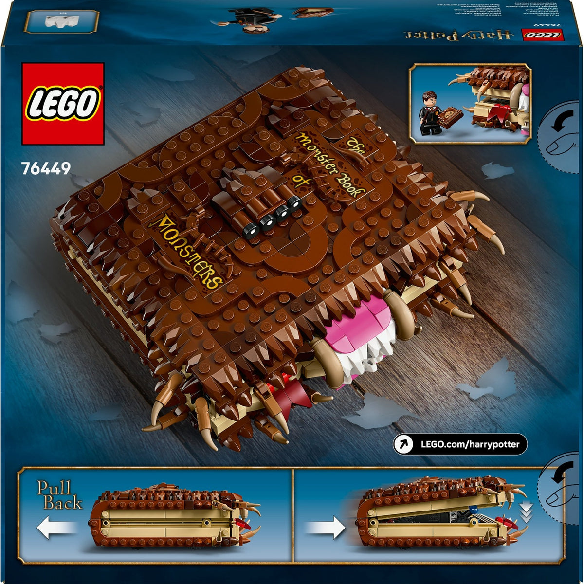 LEGO Harry Potter Le Monstrueux Livre Des Monstres 76449