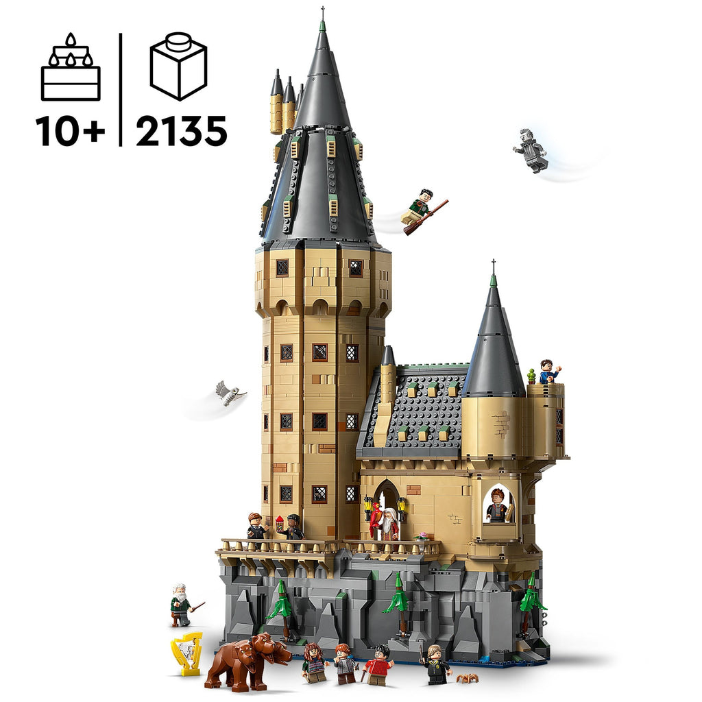 LEGO Harry Potter Le Château de Poudlard : la Tour Principale, Cadeau Magique 76454