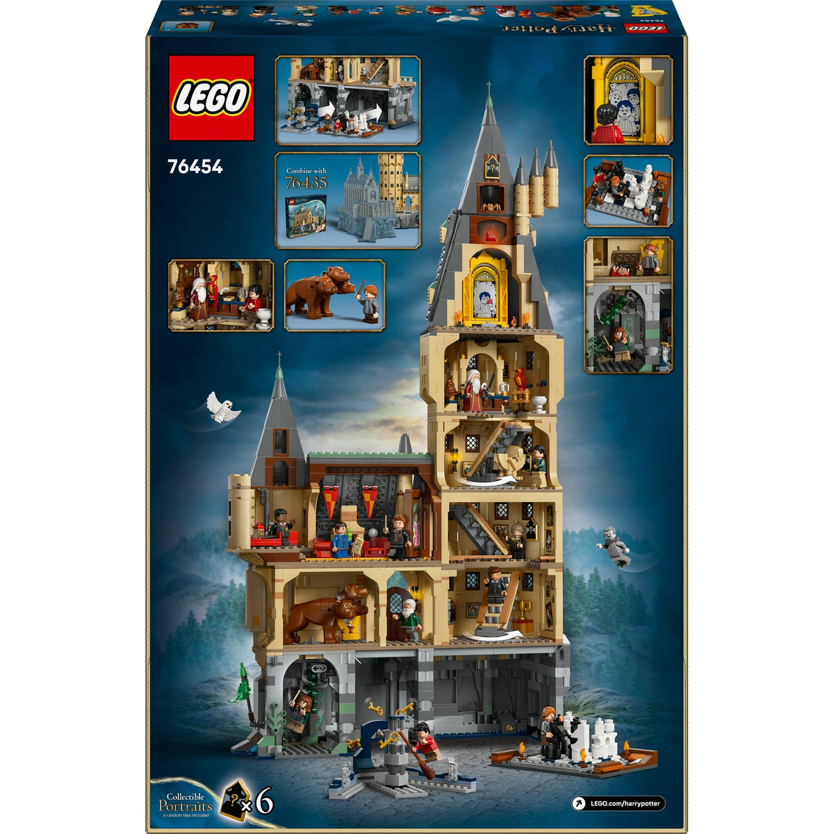 LEGO Harry Potter Le Château de Poudlard : la Tour Principale, Cadeau Magique 76454