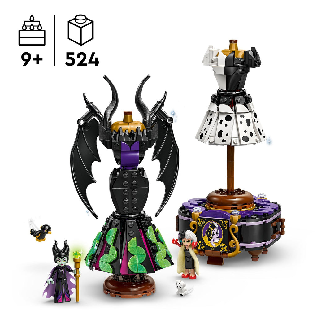 LEGO Disney Les robes de Maléfique et Cruella D’Enfer 43262
