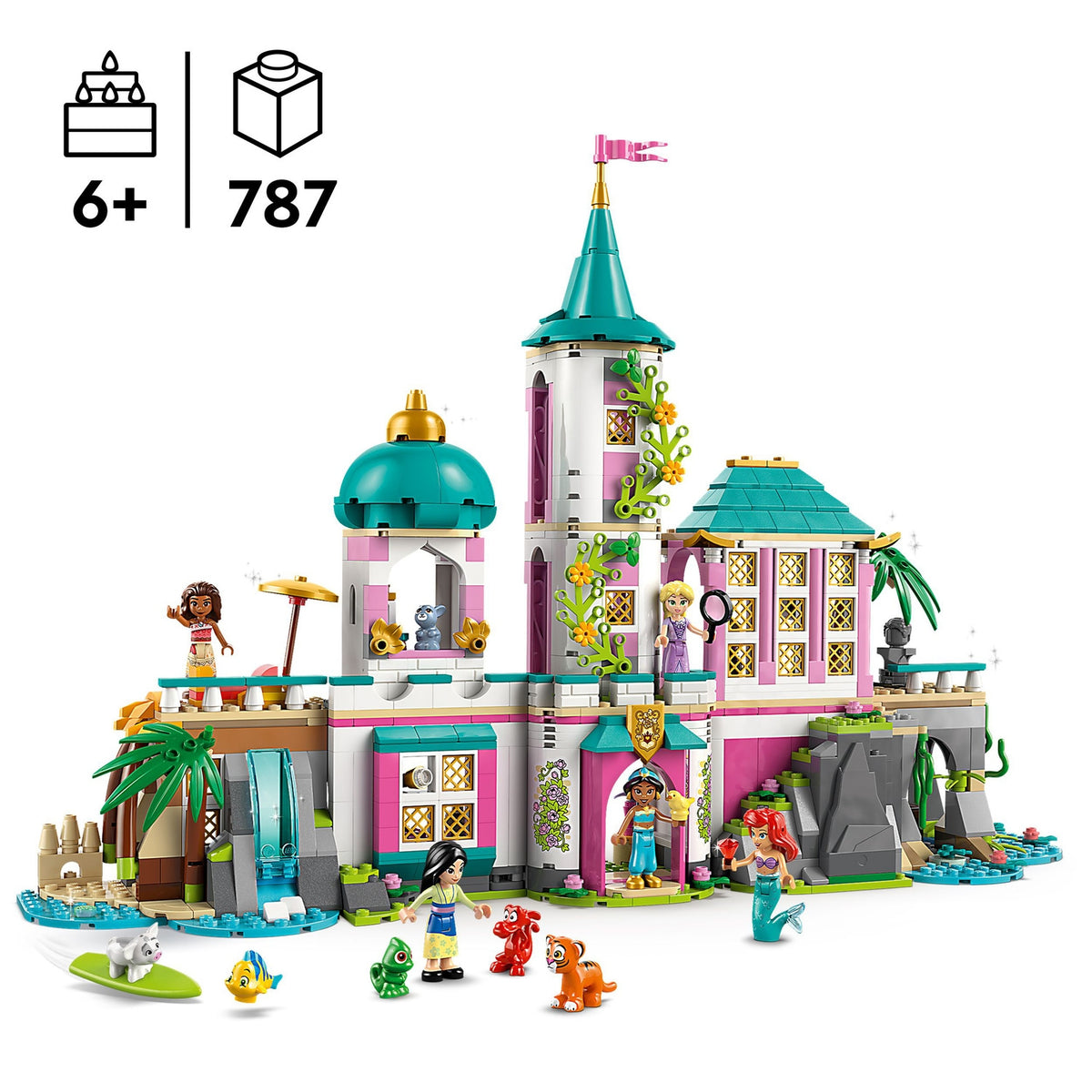 LEGO Disney Princess Le Château des Princesses et les Animaux Royaux 43267