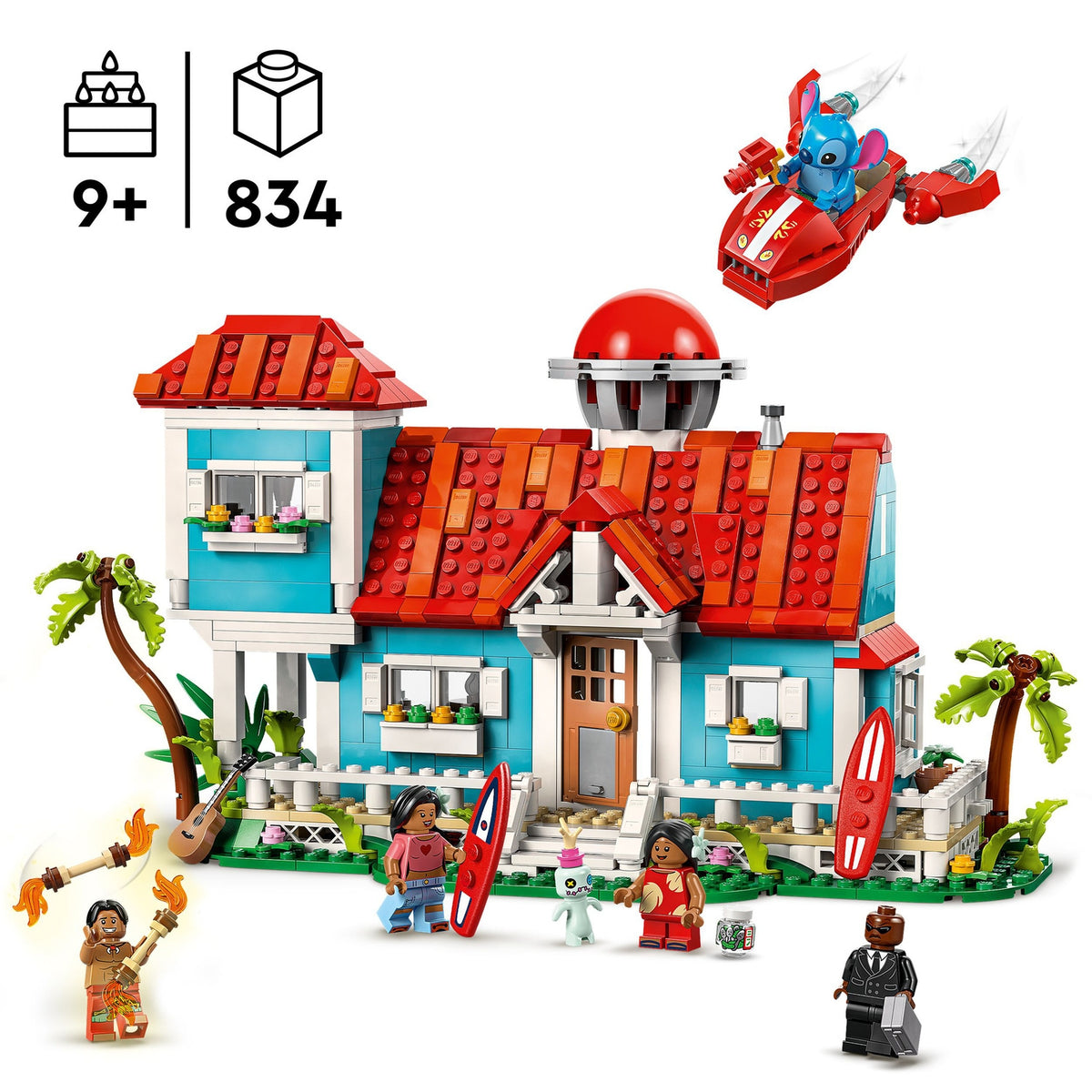 LEGO Disney La Maison sur la Plage de Lilo et Stitch 43268