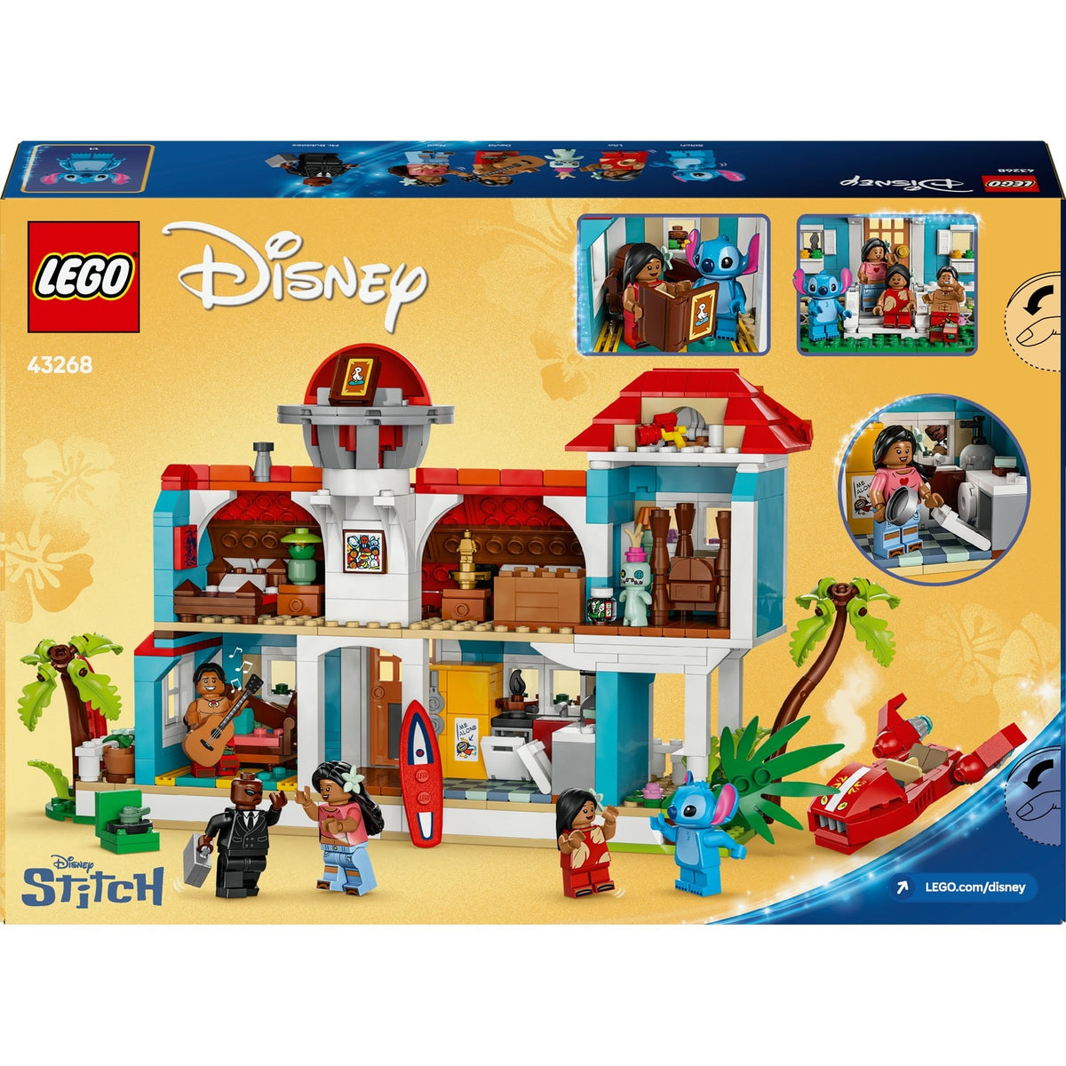 LEGO Disney La Maison sur la Plage de Lilo et Stitch 43268