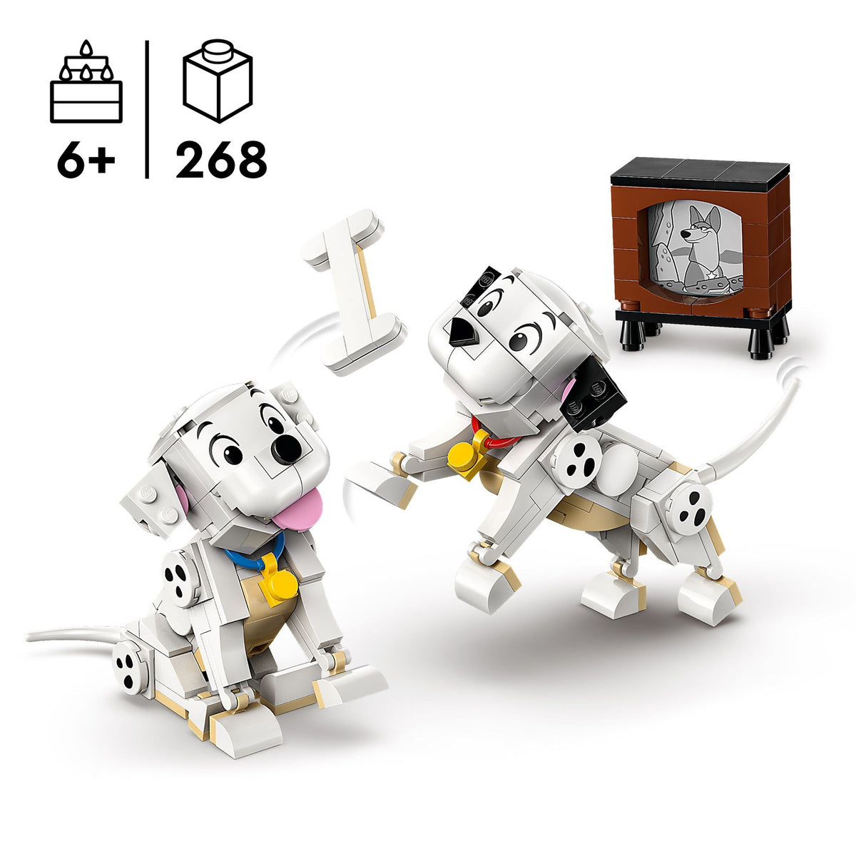 LEGO Disney Lucky et Penny, les chiots des 101 Dalmatiens
