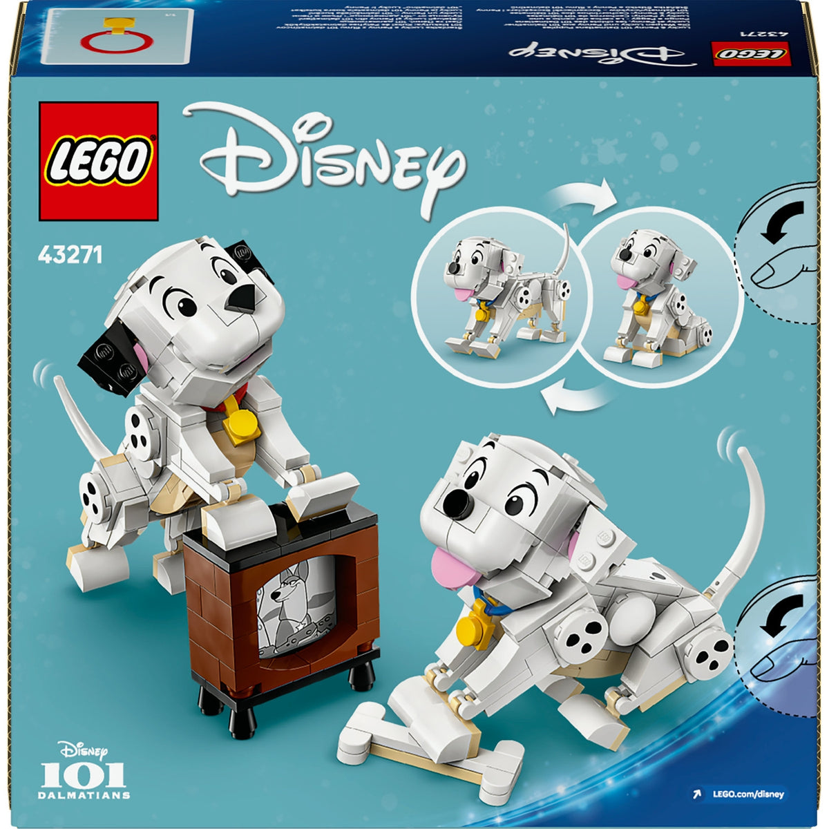 LEGO Disney Lucky et Penny, les chiots des 101 Dalmatiens