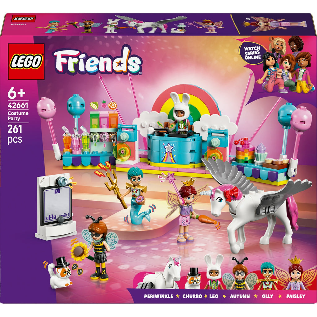 LEGO Friends Soirée Déguisée avec une licorne et une fée 42661