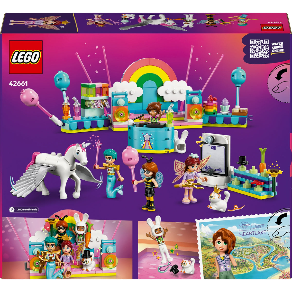 LEGO Friends Soirée Déguisée avec une licorne et une fée 42661