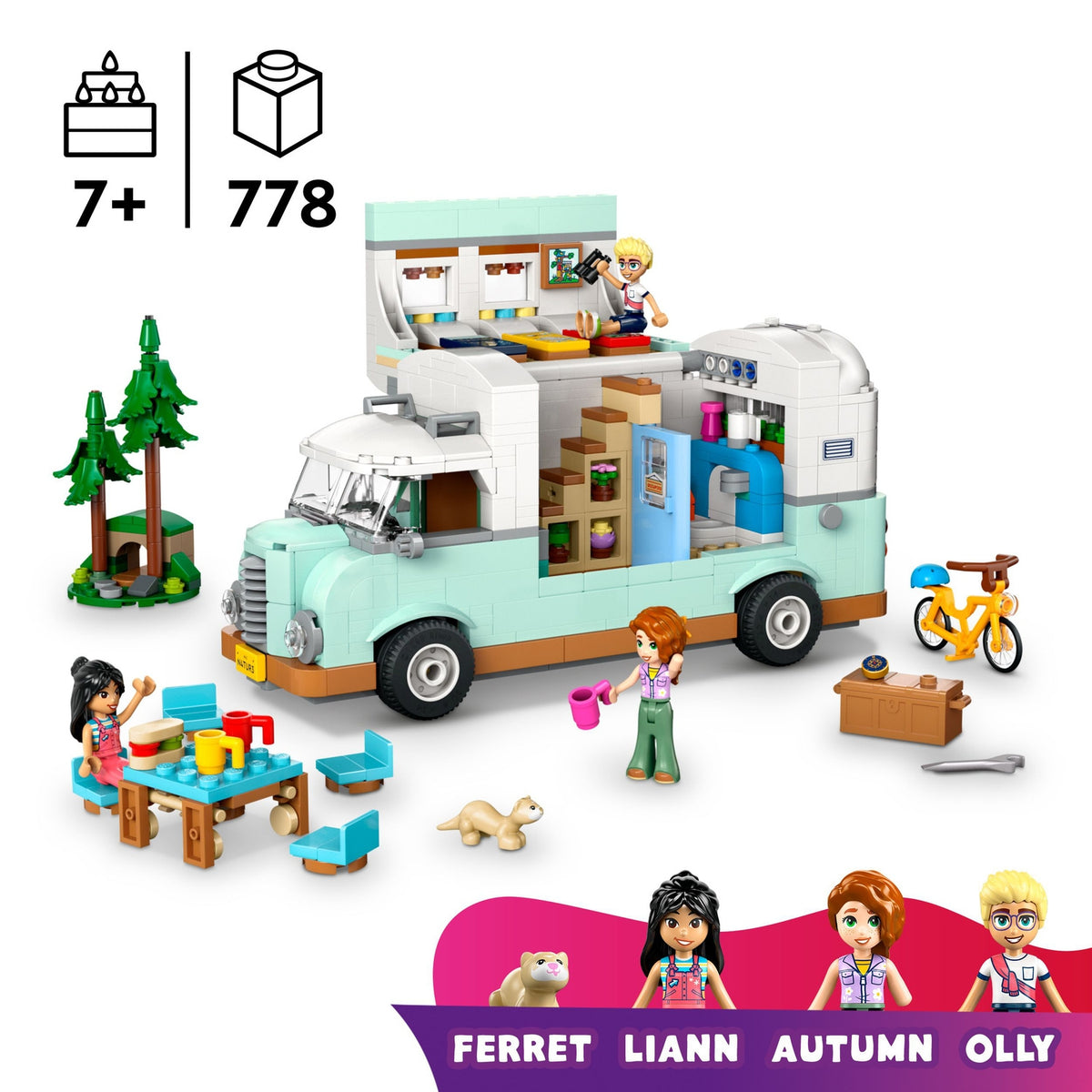 LEGO Friends Camping-Car de l'Amitié 42663