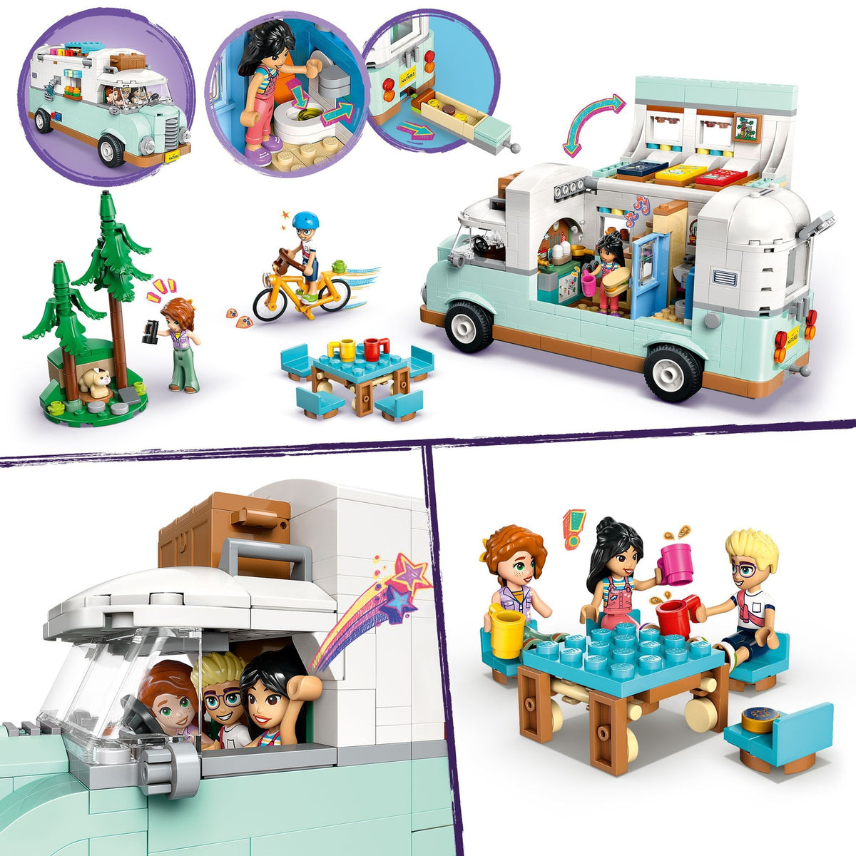 LEGO Friends Camping-Car de l'Amitié 42663