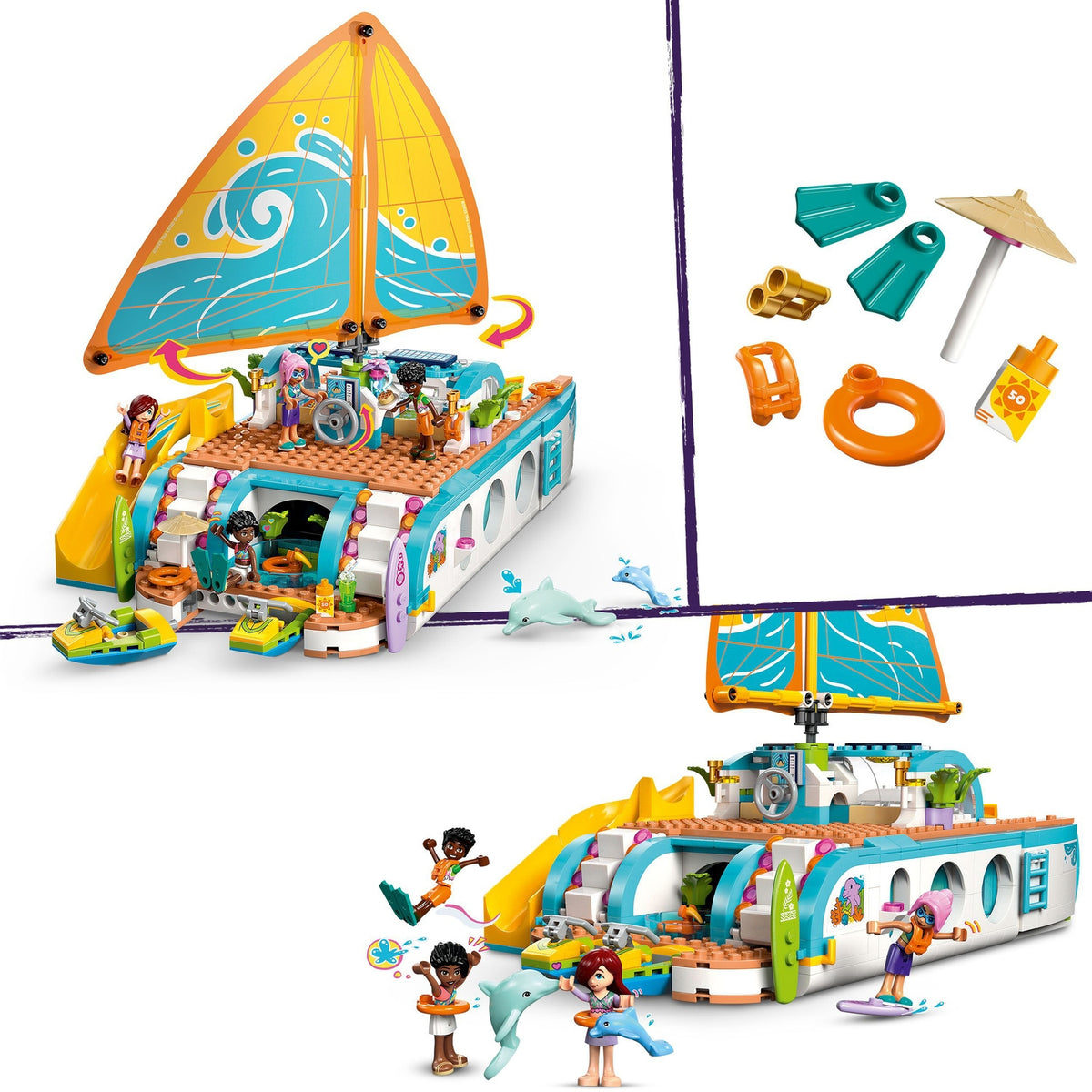 LEGO Friends L’Aventure en Bateau 42664