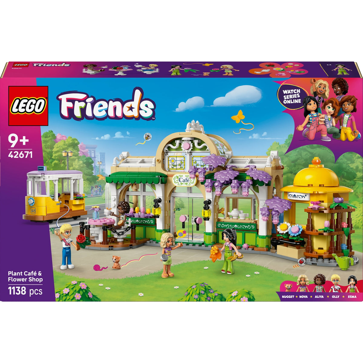 LEGO Friends Café des Plantes et Kiosque à Fleurs 42671