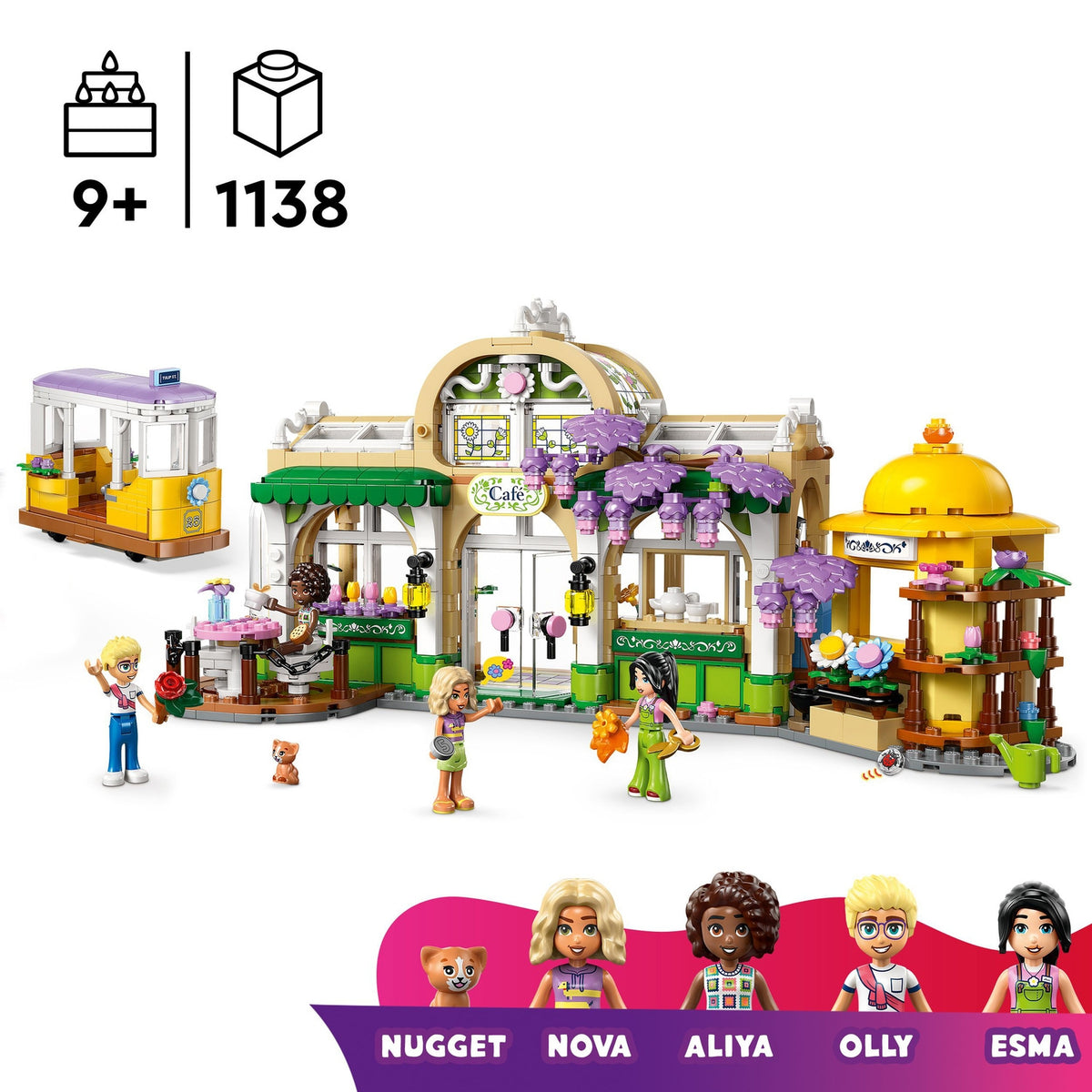 LEGO Friends Café des Plantes et Kiosque à Fleurs 42671