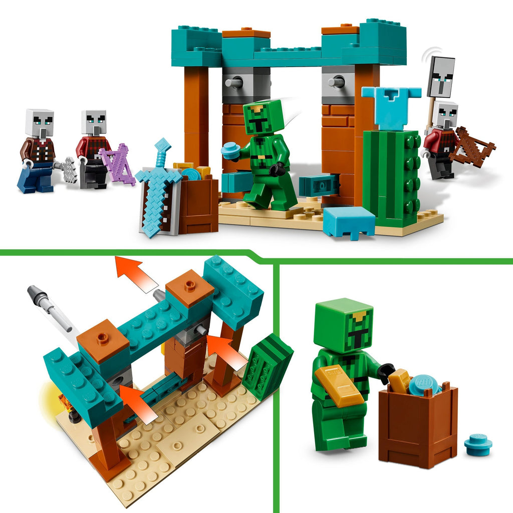 LEGO Minecraft La Patrouille d'Illageois de Désert 21267