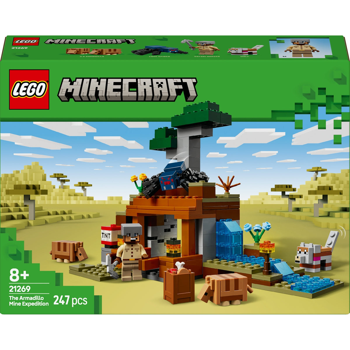 LEGO Minecraft L'Expédition dans la Mine du Tatou 21269