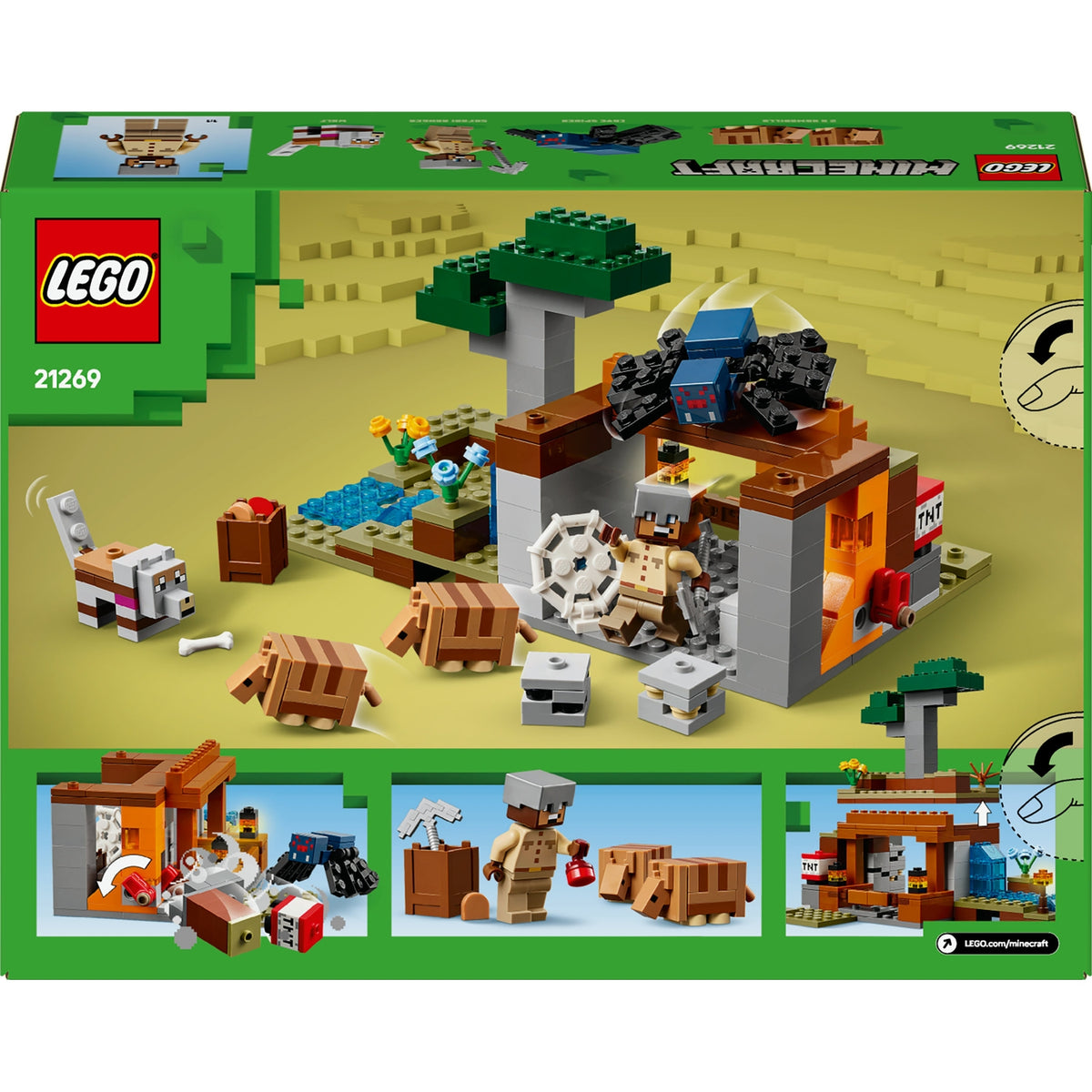 LEGO Minecraft L'Expédition dans la Mine du Tatou 21269