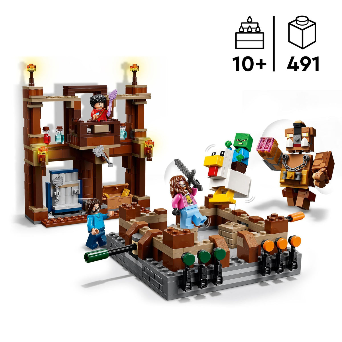 LEGO Minecraft Le Ring du Manoir des Bois 21272