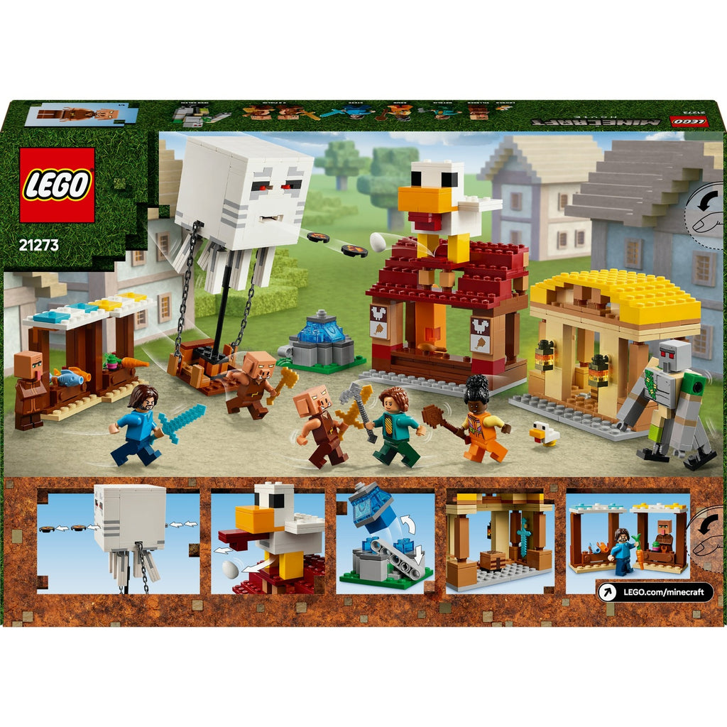 LEGO Minecraft Les Ghasts à l’attaque du village 21273